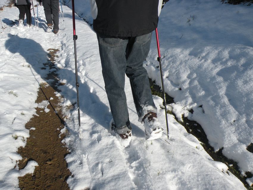 Le Mont sous la neige