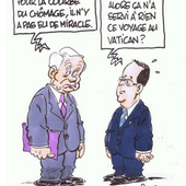 Humour François Hollande: Relance économique par la religion