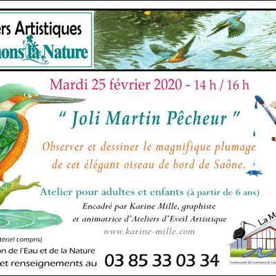 Des activités pour les enfants à la Maison de la nature et de l'eau. 