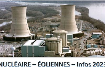 NUCLEAIRE - ÉOLIENNES - PANNEAUX SOLAIRES - INFOS 2023