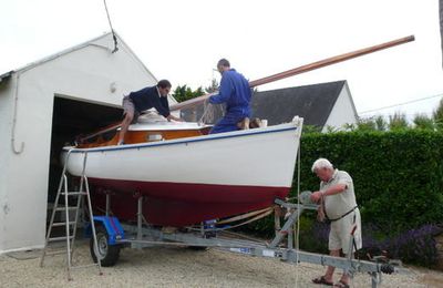 Mise à l'eau et première nav du Loctudy