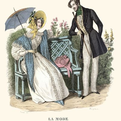 Gravure de La Mode 1836