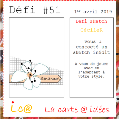 Défi#51 La carte à Idées: un sketch