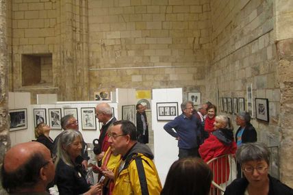  6ème Fête de l'Estampe, vernissage en la Tour Saint-Barthélémy La Rochelle (avec l'association "Quai de l'estampe")