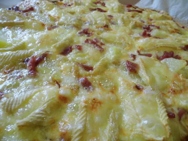 Pizza façon tartiflette