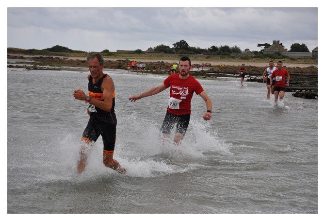 Saint Vaast la Hougue, course du Run 2018 :Deuxième passage du Run (3/(4)