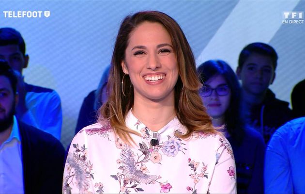 Charlotte Namura-Guizonne Téléfoot TF1 le 26.11.2017