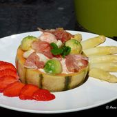Asperges en salade fruitée - La cuisine toute simple de Mamita
