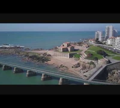 Les Sables d'olonne vus du ciel