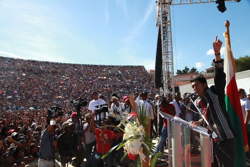 Dans le cadre du IIè anniversaire de la IVèRépublique, le couple présidentiel, Andry et Mialy Rajoelina, a inauguré le «Coliseum de Madagascar» sis à Antsonjombe. 5è partie. Photos: Harilala Randrianarison