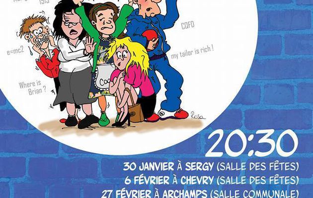 SOIREE THEÂTRE DU SAMEDI 12 MARS 2016