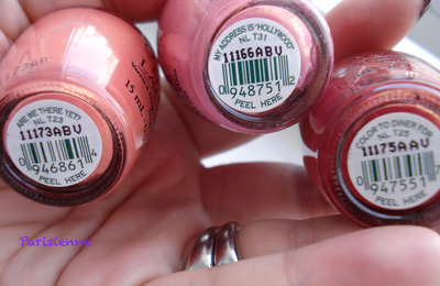 OPI - Touring America, mes achats de cette collection...