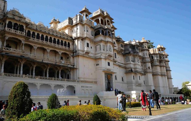 Udaipur, 27 Janvier 2019. Inde à vélo. Visite du musée du Palace de la cité.