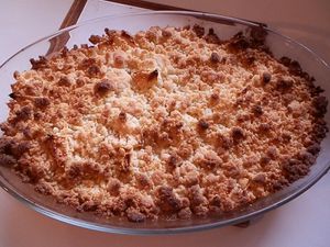 crumble aux pommes