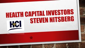 Steven Nitsberg - Health Capital Worked with Healthcare Providers