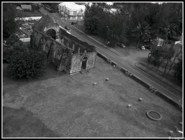 photographie aerienne de l'&icirc;le de la reunion