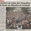 Le repas des chapeliers, juillet 2014