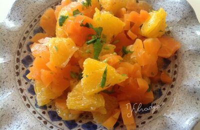Salade de carottes et orange