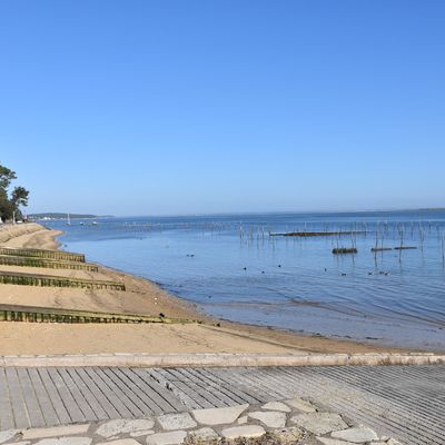 Le Bassin d'Arcachon, vu du village de l'Herbe - janvier 2024...