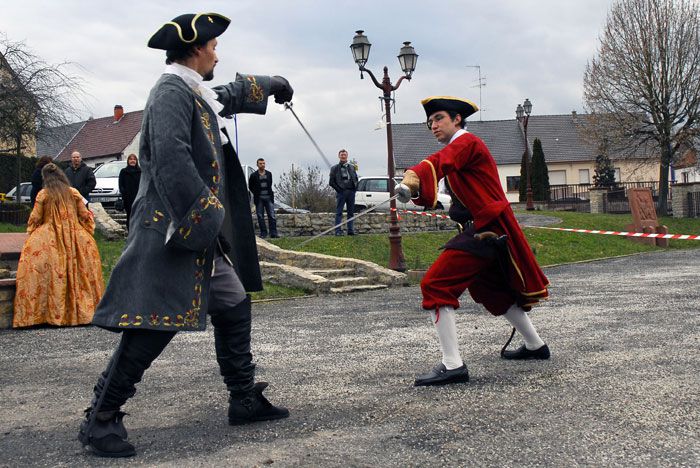 Participation à la commémoration du retour au Royaume de France de Ver Ebervillers (Farébersviller) le 27 Février 2011.