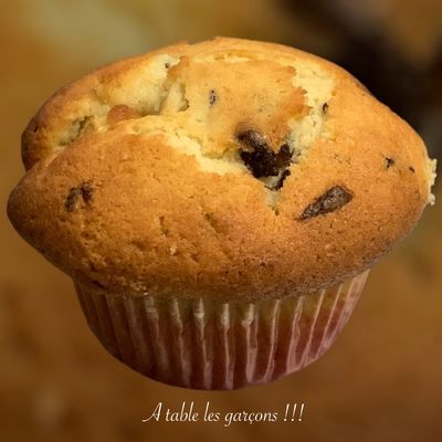 Muffins pommes/caramel/chocolat