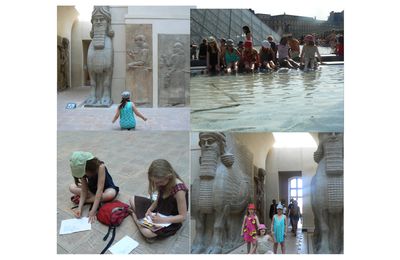 Les enfants au musée/ Louvres