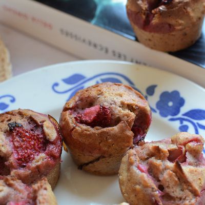 Mini muffins flocons d'avoine et fraises - L'Epicerie en bocal