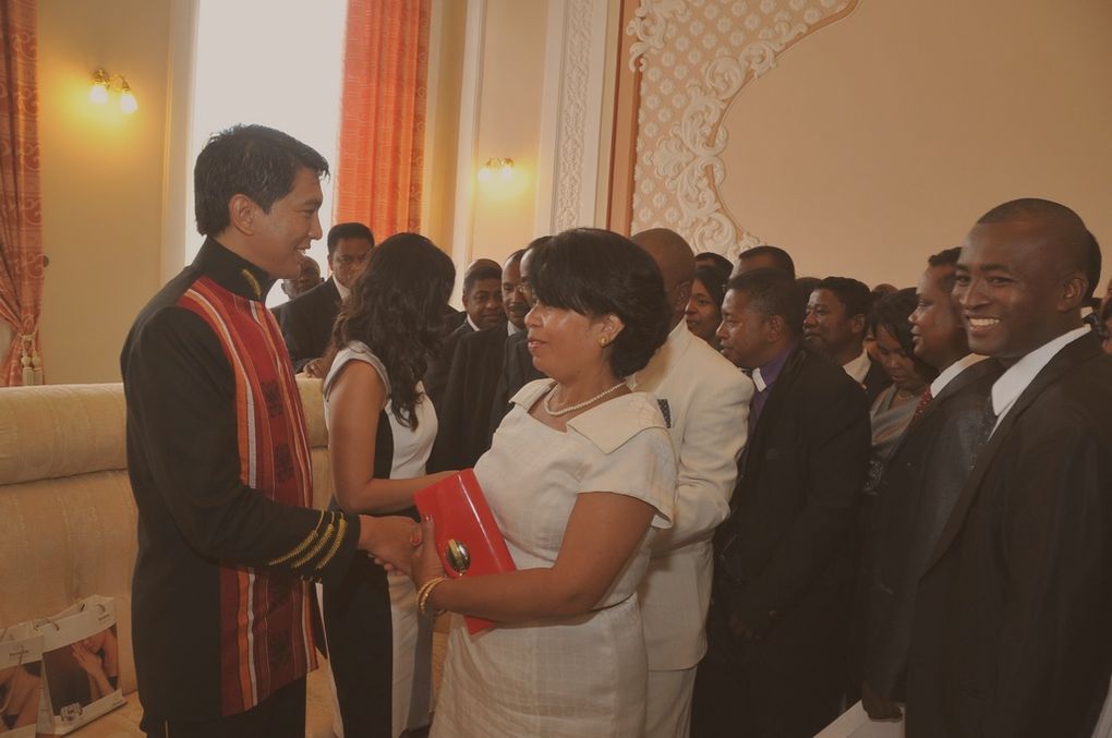 Cérémonie de présentations de vœux des corps constitués au couple présidentiel, Mialy et Andry Rajoelina. Partie 3. Photos : Harilala Randrianarison