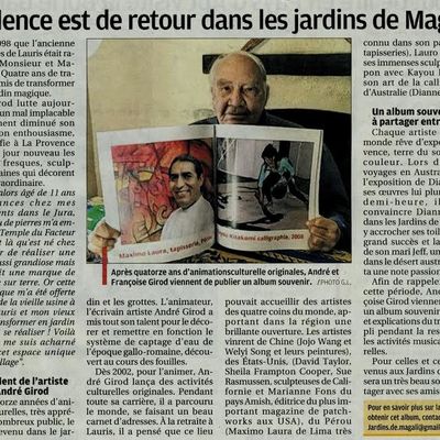 Silence sur les Jardins de Magali