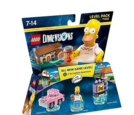 Figurine 'Lego Dimensions' - Homer Simpson - Les Simpson : Pack Aventure