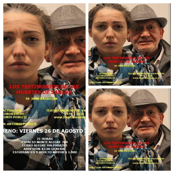 OBRA DE TEATRO LOS TESTIMONIOS DE LAS MUERTES DE SABINA