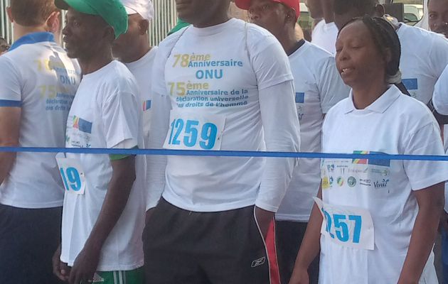 [Société]Droits humains:Une marche sportive couplée au semi-marathon pour célébrer le 75 ème anniversaire de la déclaration universelle 