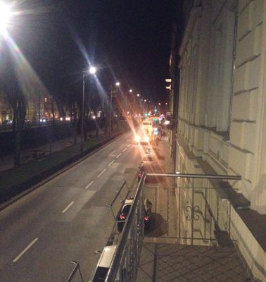 Vue du balcon d'une chambre 