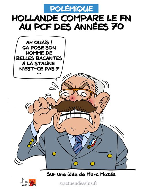 Hollande compare le FN au PCF des années 70