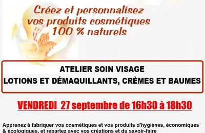 ATELIER SOIN VISAGE  LOTIONS ET DÉMAQUILLANTS, CRÈMES ET BAUMES 