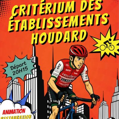 La liste des 36 engagés pour le critérium de Lucé du mercredi 25 juin 2025 en élites, open et access