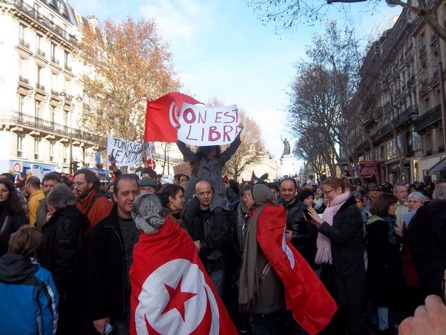 Manifestation du samedi 15 janvier 2011 à Paris.