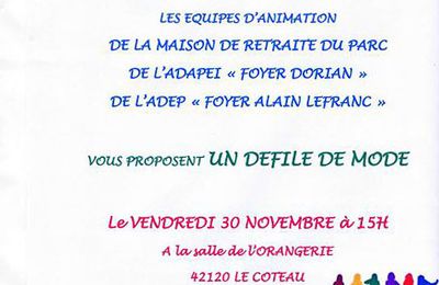 Animation Téléthon le 30 Novembre 2012