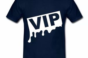 T Shirt Humour bleu m homme VIP