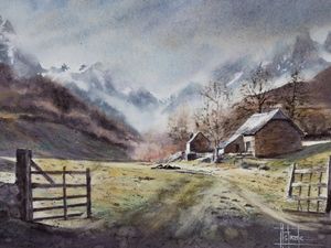 Isabelle Estrade exposera et proposera un stage au Landes aquarelle festival 2025 à Morcenx 40110