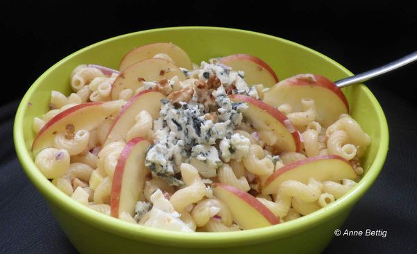 Salade de pâtes au bleu