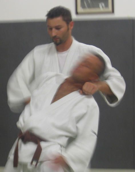 le Team ju jutsu, les fidèles de la section jujitsu traditionnel de Roger Cadière au Judo Sport Rochelais