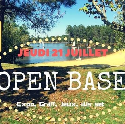 Soirée Open Base au Lac de Montendre demain soir