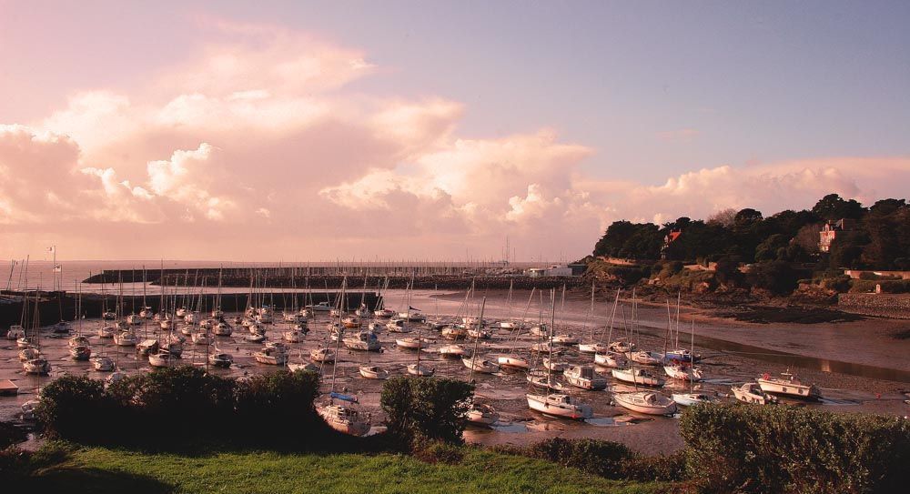 La ville et le port de Pornic station balnéaire de Loire-Atlantique