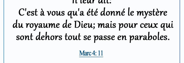 Marc 4:11 