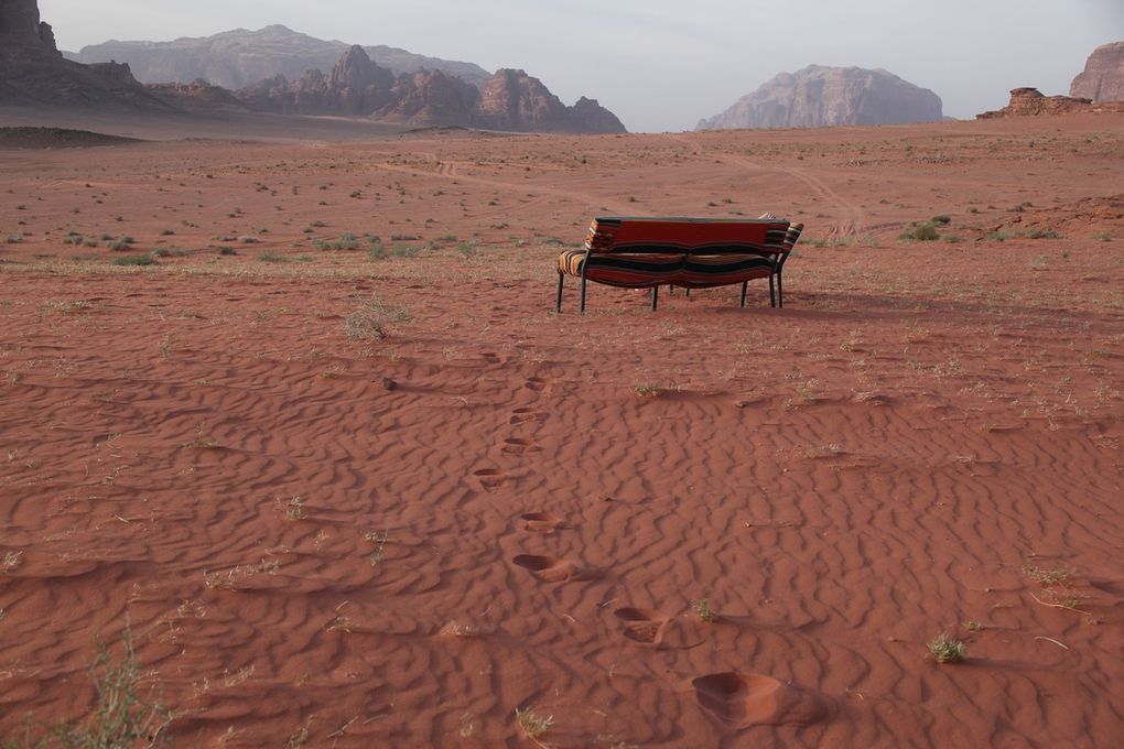 Le désert du Wadi Rum en Jordanie