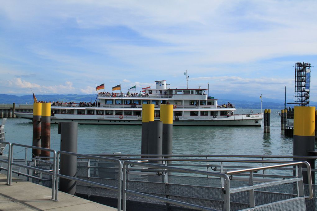 Visite du port de Friedrichshafen et le Zeppelin au bord du Lac de Constance.