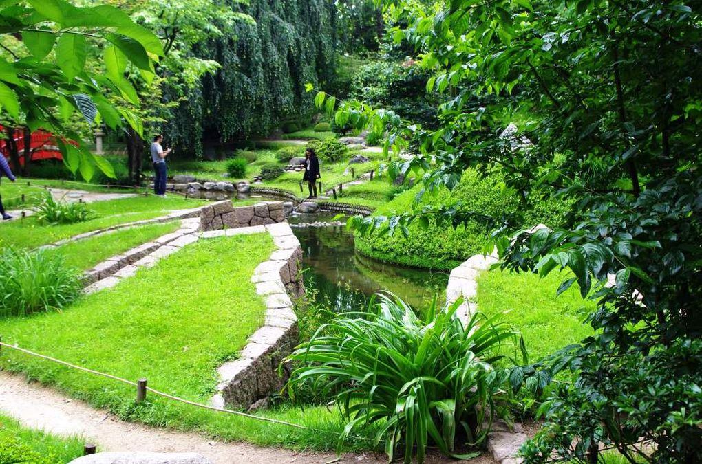 Images du jour dans les jardins Albert Kahn