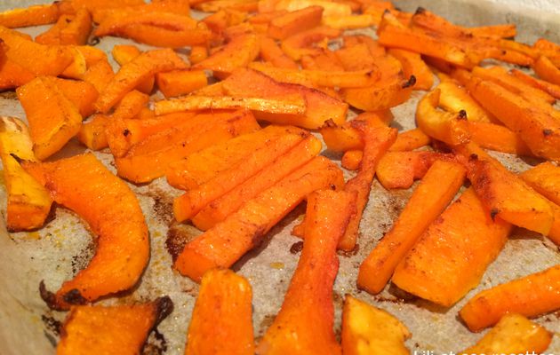 Frites de courges butternut