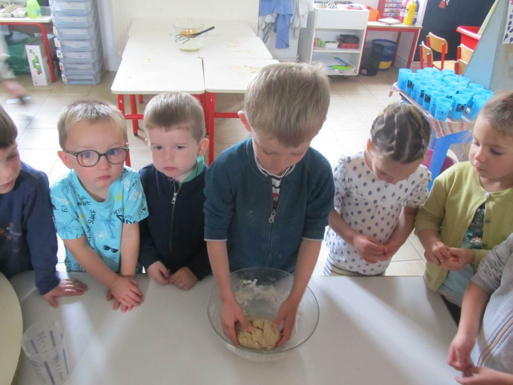 Tarte aux pêches et anniversaires de juin TPS PS MS